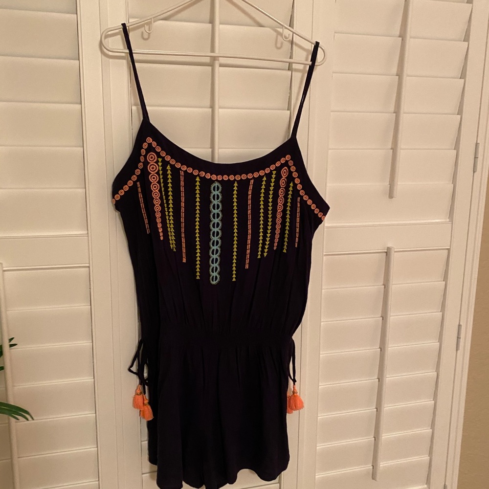 NAVY LILLY ROMPER, XL Ladies
